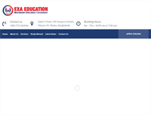Tablet Screenshot of exaedu.com